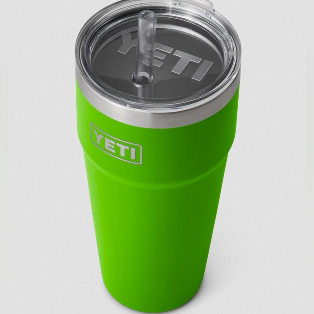YETI Rambler 26 oz Canopy Green Tumbler with Straw Lid